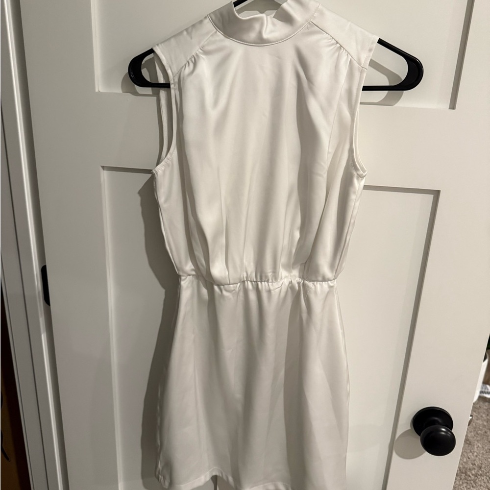 Lulu's Mock Neck Mini Dress